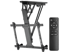Maclean Univerzalni stropni motoriziran TV nosilec 37-70", 35kg, 600x400, črna barva