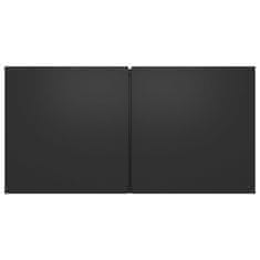 Vidaxl Viseča TV omarica črna 60x30x30 cm