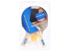 Mikro Trading Set za namizni tenis leseni loparji 25 cm 2 kosa + žogice 3 kosi