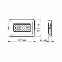 VIDEX LED reflektor Luca 30W 2700lm 5000K