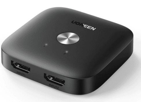 Ugreen enosmeren razdelilec, 2x1, HDMI, stikalo (80126) - kot nov