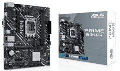 ASUS Prime H610M-K D4 osnovna plošča, DDR4, SATA3, HDMI, USB3.2Gen1, LGA1700 mATX