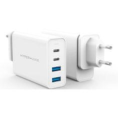 Hyper  GaN 100W USB-C polnilec, z 2xUSB-C / 2xUSB3.0, potovalni priključki