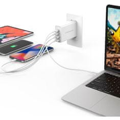  GaN 100W USB-C polnilec, z 2xUSB-C / 2xUSB3.0, potovalni priključki