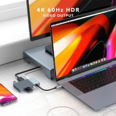 GEN2 6-vratni USB-C HUB, za MacBook, Chromebook in PC