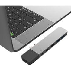 HyperDrive  6 in 2 USB-C HUB, za MacBook Pro, 2xUSB-C PD 100W + 60W