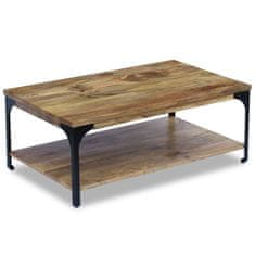 Vidaxl Klubska mizica iz mangovega lesa 100x60x38 cm