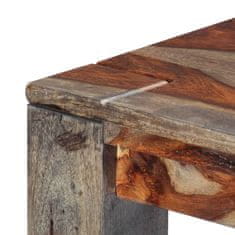 Vidaxl Jedilna miza siva 180x90x76 cm trden palisander