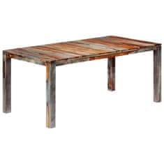 Vidaxl Jedilna miza siva 180x90x76 cm trden palisander