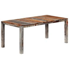 Vidaxl Jedilna miza siva 180x90x76 cm trden palisander