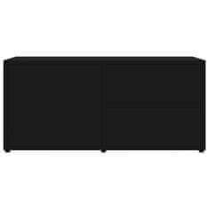 Vidaxl TV omarica črna 80x34x36 cm iverna plošča