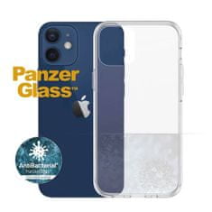 PanzerGlass ClearCase AntiBacterial ovitek za iPhone 12 mini, prozoren (0248)