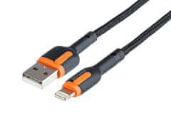 Polnilno zapleten kabel 100 cm, USB > Strela,