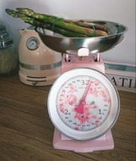 Isabelle Rose Retro kuhinjska tehtnica Nathalie roza do 3 kg