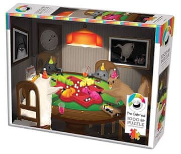 Cobble Hill Puzzle Cats med igranjem 1000 kosov