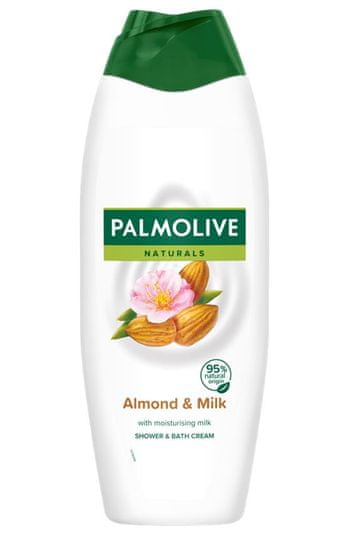 Palmolive Naturals Almond&Milk peneča kopel, 650 ml