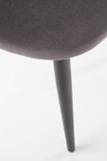 Halmar Jedilni stol K384 - sivo/črn