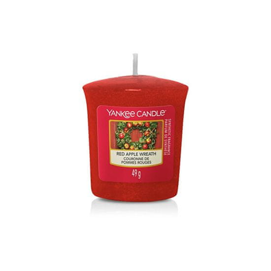 Yankee Candle Aromatična votivna sveča Rdeči jabolčni venec 49 g