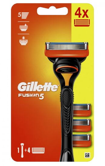Gillette Fusion5 moški brivnik - 4 glave za britje 