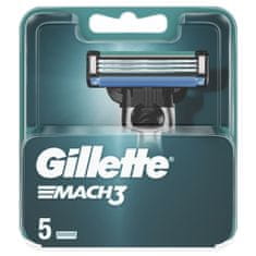 Gillette Mach3 nadomestne glave za britje, 5 kosov 