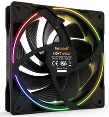 Be quiet! Light Wings ventilator, RGB, 120mm, 4-pin, 3 kosi (BL077)