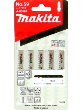 shumee LIST ZA VOBODNO ŽAGO MAKITA 75mm 8/1" 5kos