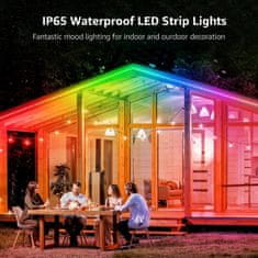 Lepro 5m Set LED trak RGB IP65 – glasbeni zunanji