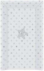 Ceba Baby Podloga za previjanje, mehka, 80 cm, trikotna - Stars siva