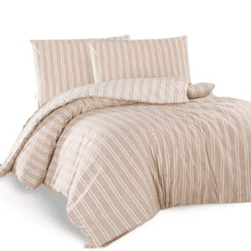 CLASY Bombažna posteljnina MADRAS bež