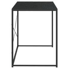 Vidaxl Računalniška miza črna 110x60x70 cm iverna plošča