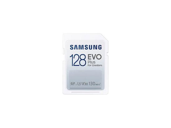 Samsung EVO Plus spominska kartica, SDXC, 128GB, U3, V30, UHS-I