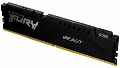 Kingston Fury Beast pomnilnik RAM, 16GB, DDR5-6000, DIMM, PC5-48000, CL40, 1.1V (KF560C40BB-16)