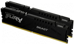 Kingston Fury Beast pomnilnik RAM, 32GB Kit (2x16GB), DDR5-5600, DIMM, PC5-44800, CL40, 1.25V (KF556C40BBK2-32)