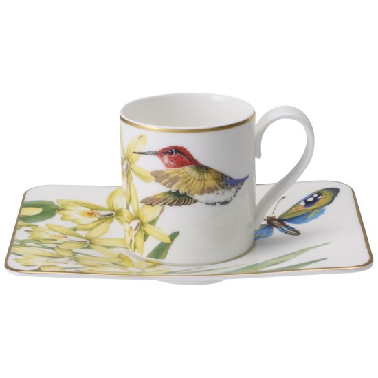 Villeroy & Boch Skodelica za espresso s krožničkom iz kolekcije AMAZONIA