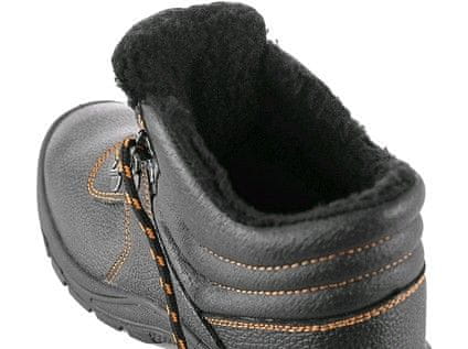 CXS Delovni čevlji - gležnjarji STONE APATIT WINTER S3, zimski, črni