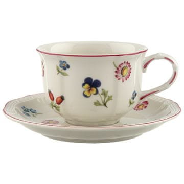Villeroy & Boch Čajna skodelica s krožničkom iz kolekcije PETITE FLEUR 2 kosa
