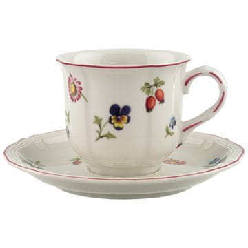 Villeroy & Boch Skodelica za kavo s krožničkom iz kolekcije PETITE FLEUR 2 kosa