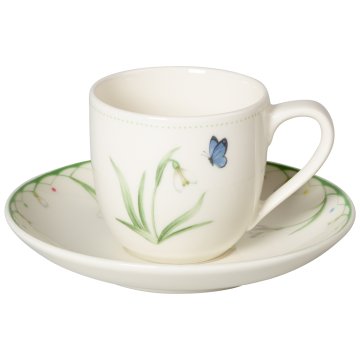 Villeroy & Boch Skodelica za espresso s krožničkom iz kolekcije Colorful Spring