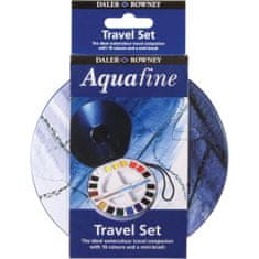 Daler Rowney Set akvarelnih barv Aquafine 18x1/2 tab., Travel Tin