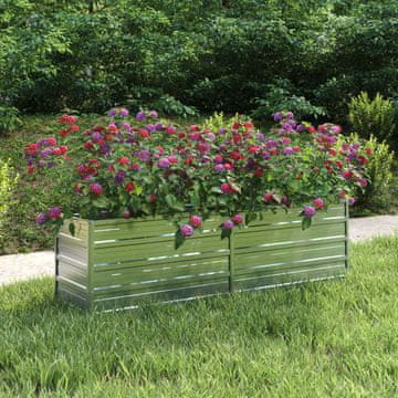 Vidaxl vidaXL Dvignjeno korito za gredice 160x40x45 cm pocinkano jeklo