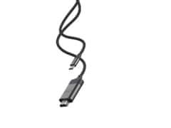 Linq USB-C na HDMI kabel, 4K@60Hz, 2m, pleten, siv