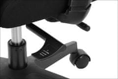 STEMA Vrtljiv ergonomski pisarniški stol RIVERTON M/H. Mrežasto naslonjalo. Črna.