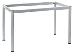 STEMA Kovinski okvir mize NY-A057/O. Ima okroglo nogo s premerom 5 cm. Dimenzije 116x66x72,5 cm. Siva.
