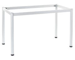 STEMA Kovinski okvir mize NY-A057/O. Ima okroglo nogo s premerom 5 cm. Dimenzije 116x66 cm. Bela.