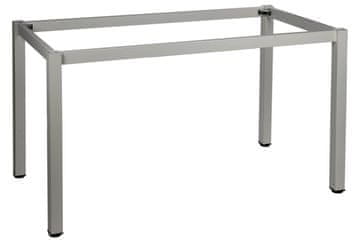 STEMA Kovinski okvir mize NY-A057/K. Ima kvadratno nogo velikosti 5x5 cm. Dimenzije 66x66 cm. Siva.