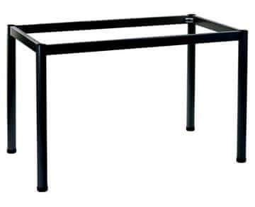STEMA Kovinski okvir mize NY-A057/O. Ima okroglo nogo s premerom 5 cm. Dimenzije 136x76 cm. Črna.