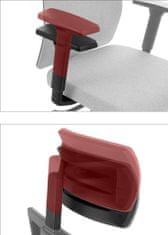 STEMA Vrtljiv ergonomski pisarniški stol ZN-807-B. Najlonska podlaga. Grafit.