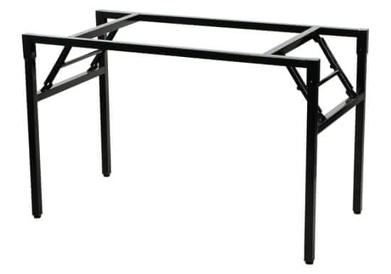 STEMA Okvir zložljive mize NY-A024. Dimenzije 116x66x72,5 cm. Črna.