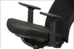 STEMA Vrtljivi stol s podaljšanim sedežem KB-8922B-S/ALU BLACK