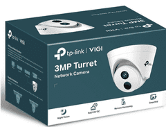 TP-Link VIGI C400HP-4 V1 Turret nadzorna kamera, dnevna/nočna, zunanja, 3MP, bela (VIGI C400HP-4)